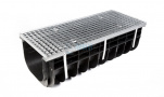 Лоток ЛВП Profi DN300 H375 A15 комплект с решеткой ячеистой