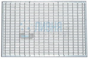 Решетка Gidrolica Step Pro 490х990мм - стальная ячеистая оцинкованная