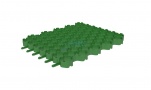 Решетка газонная Gidrolica Eco Normal РГ-53.43.3,5 - пластиковая зеленая