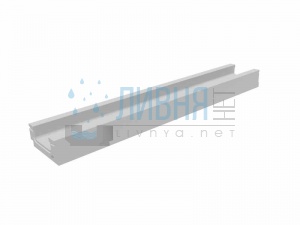 Лоток водоотводный бетонный коробчатый (СО-100мм) КП 100.16 (10).8(4,5) - BGF