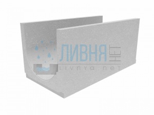 Лоток водоотводный бетонный коробчатый (СО-300мм) КU 100.39,9(30).38,5(31,5) - BGU