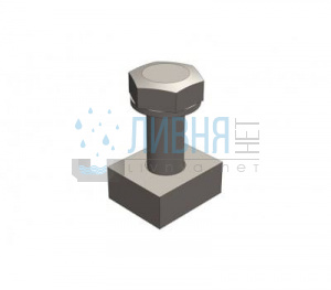 Крепёж решетки к лотку бетонному Optima 300 (комплект)
