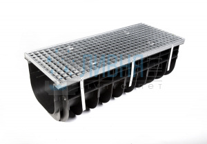 Лоток ЛВП Profi DN500 H365 A15 комплект с решеткой ячеистой